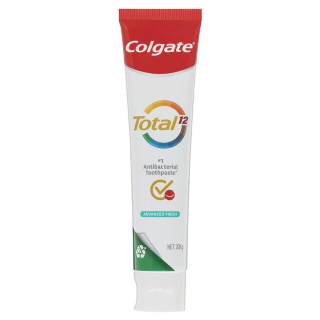 Colgate Total Advanced Fresh Antibacterial and Fluoride Gel Toothpaste 200g