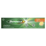 Berocca Energy Vitamin B and C Orange Flavour Effervescent Tablets Pack of 45