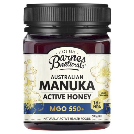 Barnes Naturals Australian Manuka Honey 500g MGO 550+