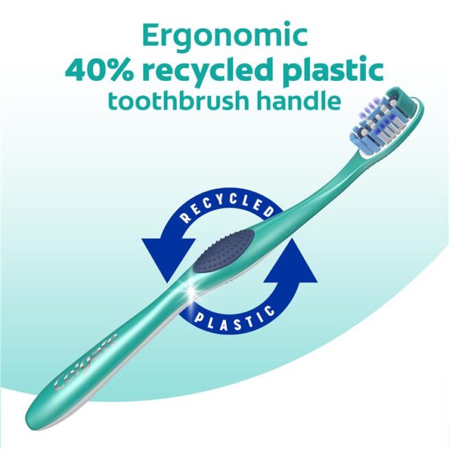 Colgate 360 Whole Mouth Clean Compact Head Toothbrush Soft 2pk