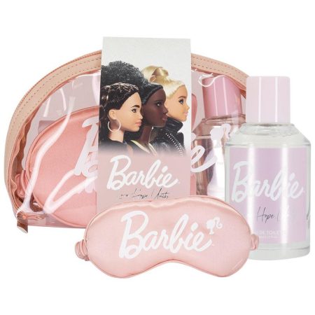 Barbie Eau De Toilette 50mL and Cosmetic Bag 3 Piece Set