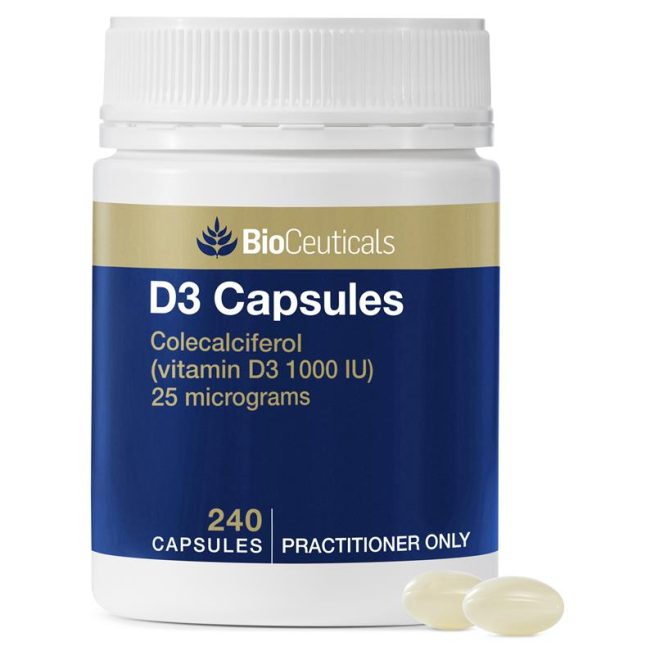 BioCeuticals D3 Capsules 240 Capsules