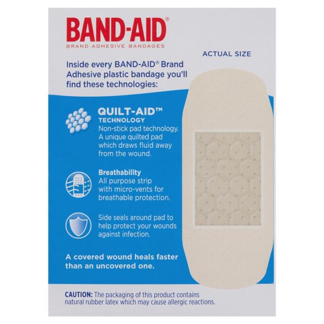 Band-Aid Extra Wide Plastic Strips Pack of 40