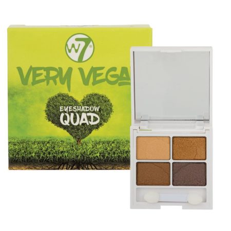 W7 Very Vegan Eyeshadow Quads Autumn Ambers