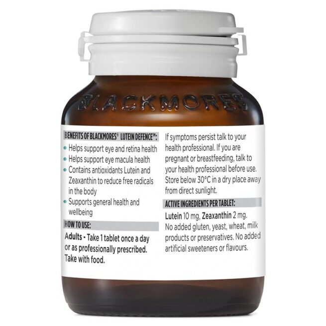 Blackmores Lutein Defence Eye Care Vitamin 60 Tablets