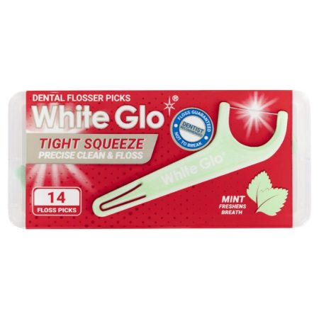 White Glo Flossers Travel Pack of 14