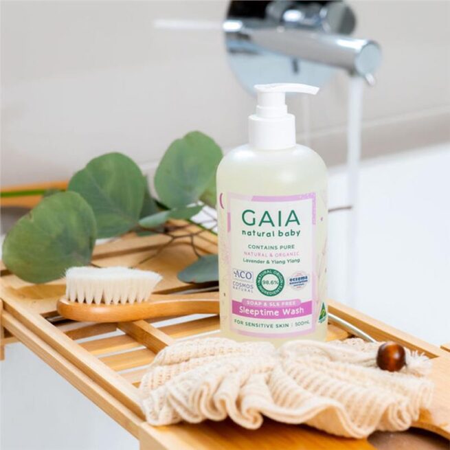 Gaia Natural Baby Sleeptime Bath Wash 500mL