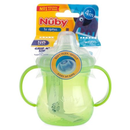 Nuby No Spill Trainer Cup Twin Handle 4+ Months 295mL