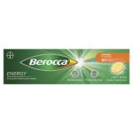 Berocca Energy Vitamin B and C Orange Flavour Effervescent Tablets 60 Pack Exclusive Size