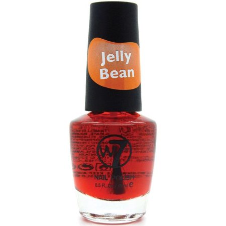 W7 Nail Enamel 169 Orange Crush Jelly Bean