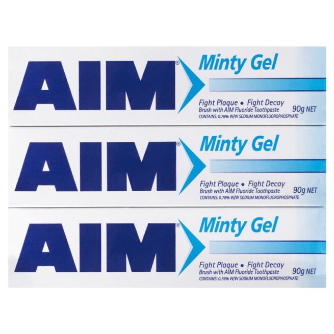 Aim Toothpaste Minty Gel Value Pack of 3