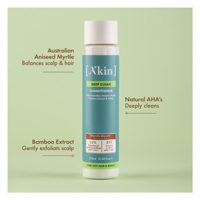 A'kin Deep Clean Conditioner 375mL