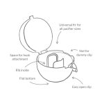 Buggalugs Pacifier Case: Desert x Dusk Bundle