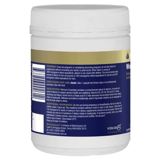 BioCeuticals Women's Essentials 240 Capsules New Formula