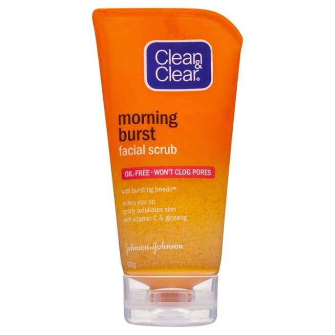 Clean and Clear Morning Burst Orange Facial Scrub 141g