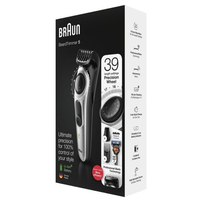 Braun Series 5 Beard Trimmer and Hair Clipper for Men BT5260