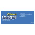 Children's Claratyne Allergy and Hayfever Relief Antihistamine for Kids Grape Chewable Tablets Pack of 30