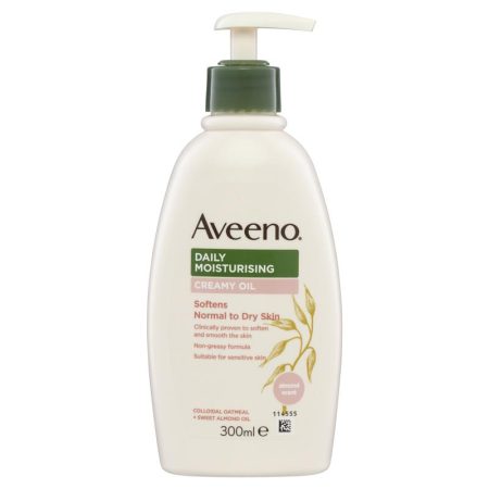 Aveeno Daily Moisturising Creamy Oil Almond Scent Body Lotion 300mL