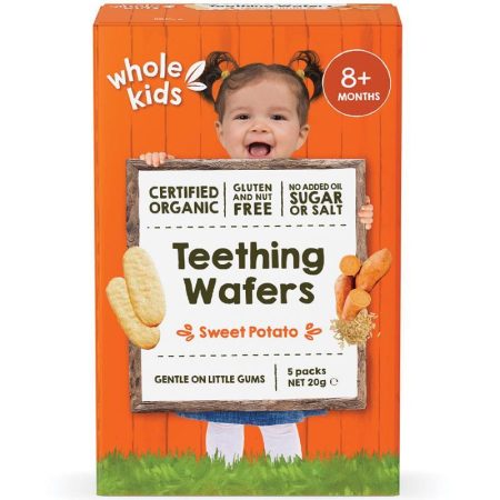 Whole Kids Rice Wafer Sweet Potato 20g Pack of 5