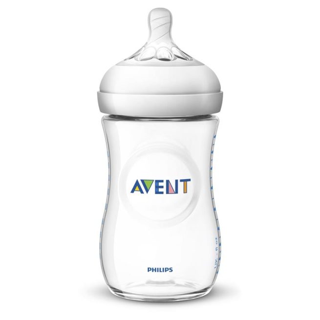 Avent Natural 260mL Feeding bottle 2pk