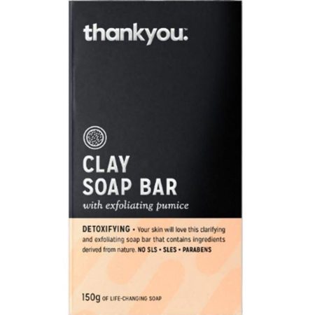 Thankyou Purifying Soap Bar Clay 150g