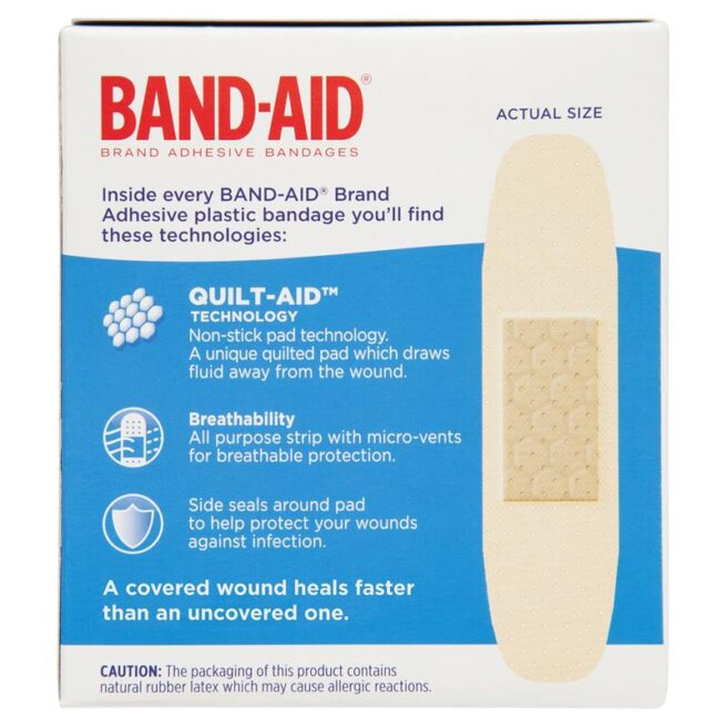 Band-Aid Plastic Strips Pack of 50