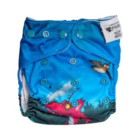 Designer Bums Cloth Nappy Room on the Broom 1PC