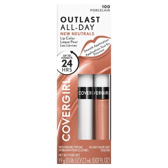 Covergirl Outlast All-Day Lip Colour 100 Porcelain 2.3mL