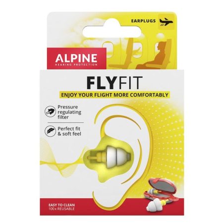 Alpine FlyFit Earplugs 1 set per pack