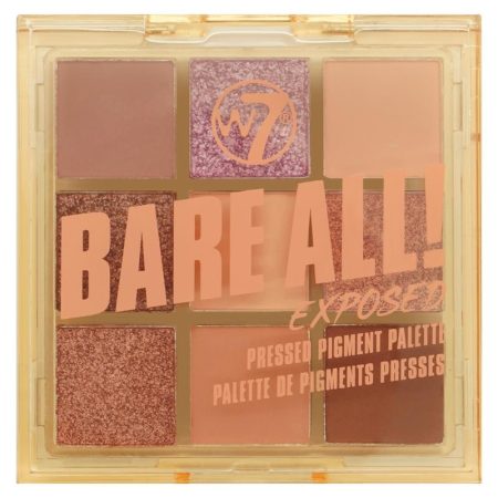 W7 Bare All! Exposed 9 Pressed Pigment Eyeshadow Palette