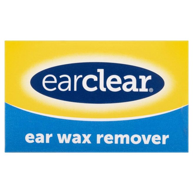 EarClear Ear Wax Remover Drops 12mL Aids Easy Removal of Ear Wax