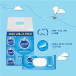 Curash Simply Water Wipes Pack of 80