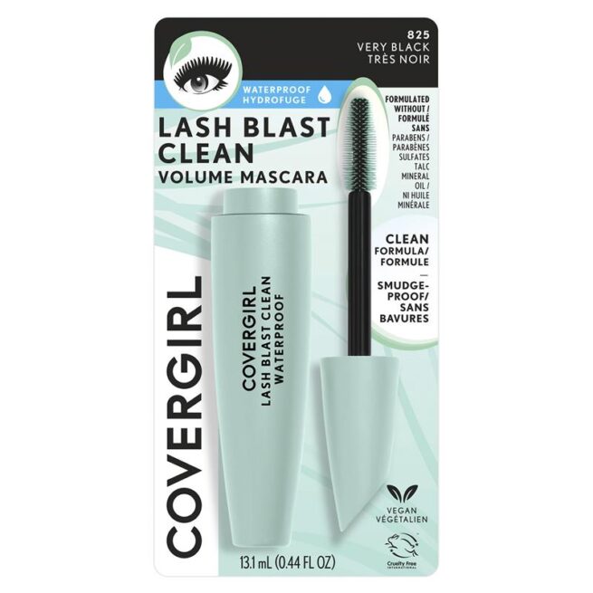 Covergirl Lashblast Clean Vegan Mascara 825 Very Black Waterproof