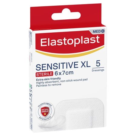 Elastoplast Sensitive Dressing XL 6x7cm 5 Dressings