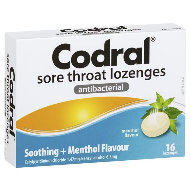 Codral Menthol 16 Lozenges