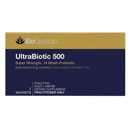 BioCeuticals UltraBiotic 500 7 Sachets Fridge Line NEW