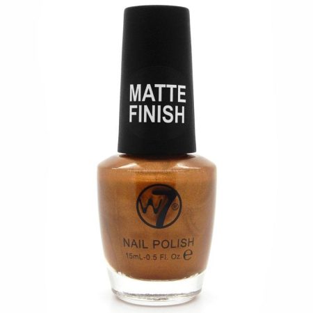 W7 Nail Enamel Matte Gold