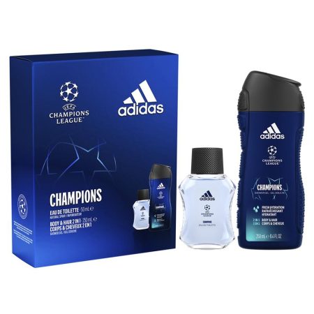 Adidas UEFA Champions League Champions Edition Eau De Toilette 50mL and Shower Gel 2 Piece Set