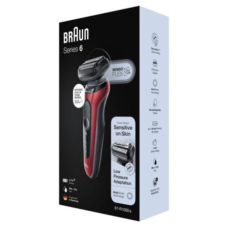 Braun Series 6 Electric Shaver 61-R1000s Wet and Dry