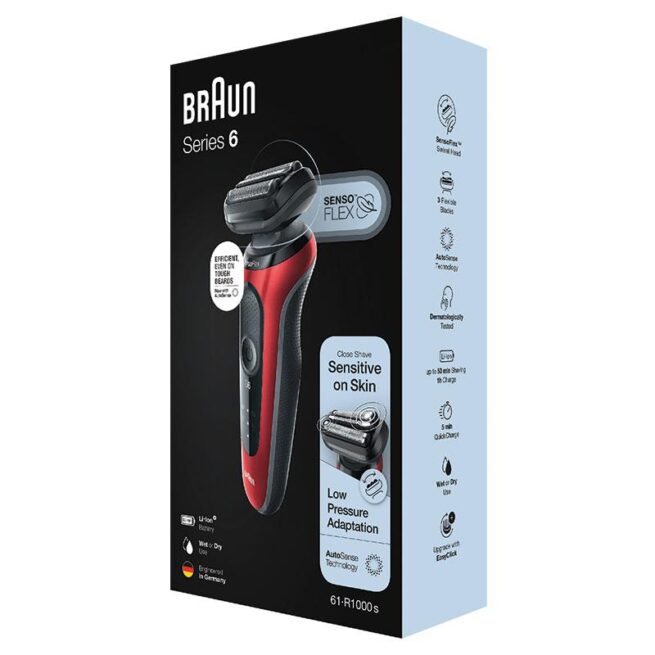 Braun Series 6 Electric Shaver 61-R1000s Wet and Dry
