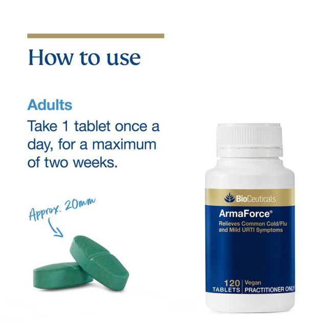 BioCeuticals ArmaForce 120 Tablets New