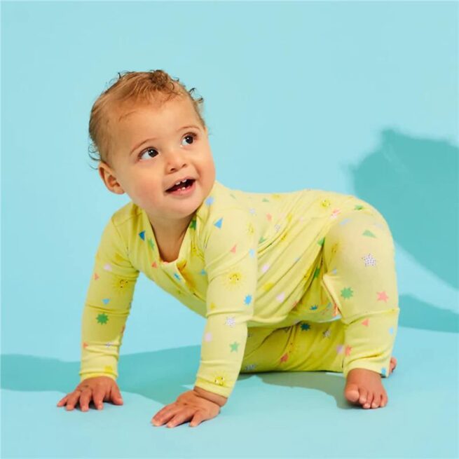 Bambi Mini Co. Wrigglesuit 0-3 Months Elfin Yellow
