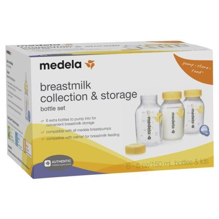 Medela Breastmilk Collection and Storage Bottles 150mL Pack of 6