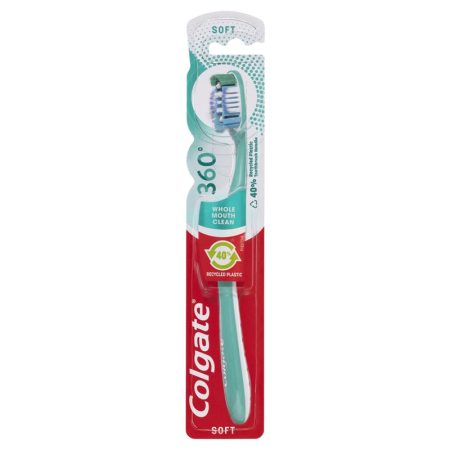 Colgate 360 Whole Mouth Clean Compact head Toothbrush Soft