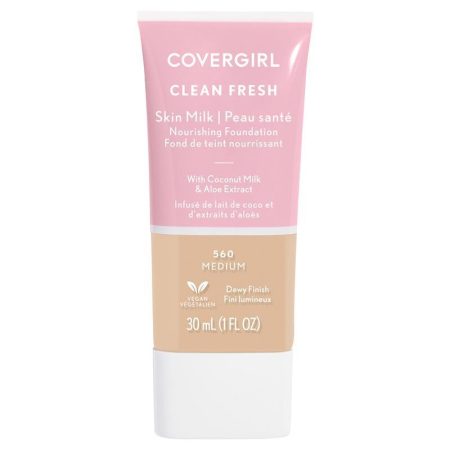 Covergirl Clean Fresh Skin Milk Foundation Medium 560 30mL