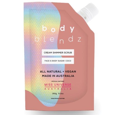 Body Blendz Miss Universe Australia Sugar and Coco Shimmer Scrub 150g