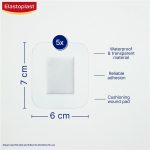 Elastoplast Waterproof Dressing XL 6x7cm Pack of 5