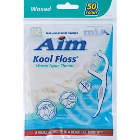 Aim Cool Floss Picks Pack of 50