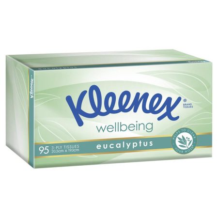 Kleenex Facial Tissues Eucalyptus 3 ply 95