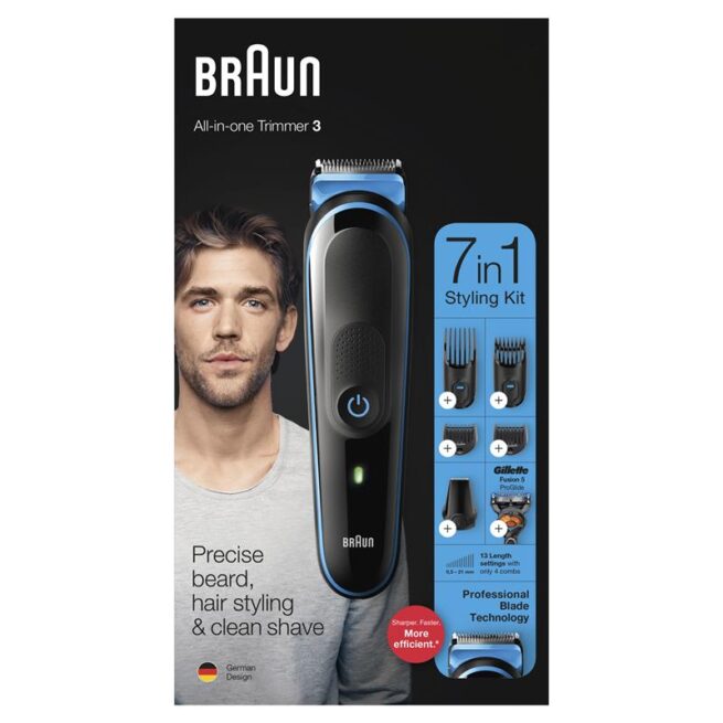 Braun 7 In 1 Multi Grooming Kit MGK3245 Beard and Hair Trimmer